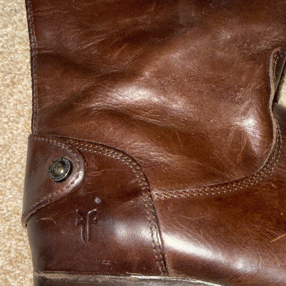 FRYE Brown Leather Knee-High Boots